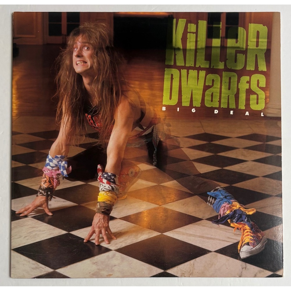 Killer Dwarfs Big Deal Vinyl LP 1988 Epic E 44098 Heavy Metal Hard Rock Record